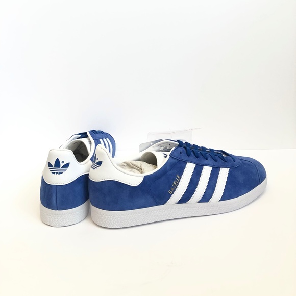 Adidas Gazelle Sneakers in Royal Blue/White sz 11 Mens US + extra laces NIB - Picture 3 of 10
